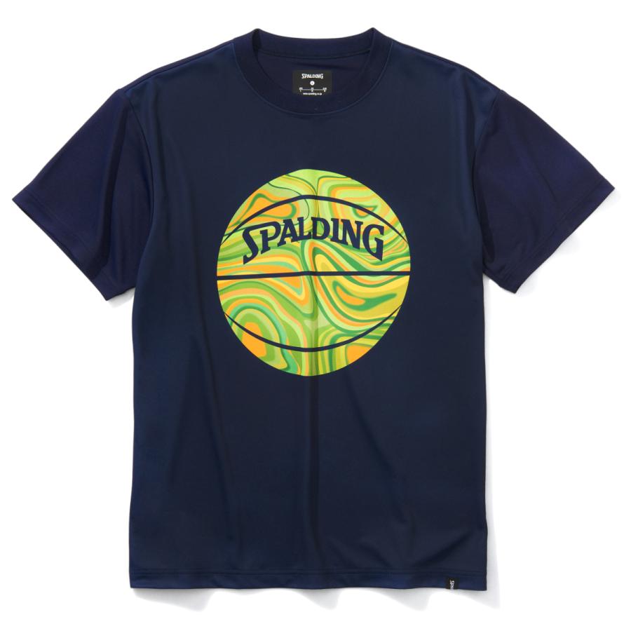 バスケットボール ウェア Tシャツ ネオンマーブルボール SMT201070 スポルディング メンズ レディース 63%OFF バスケ 練習着 販売実績No.1