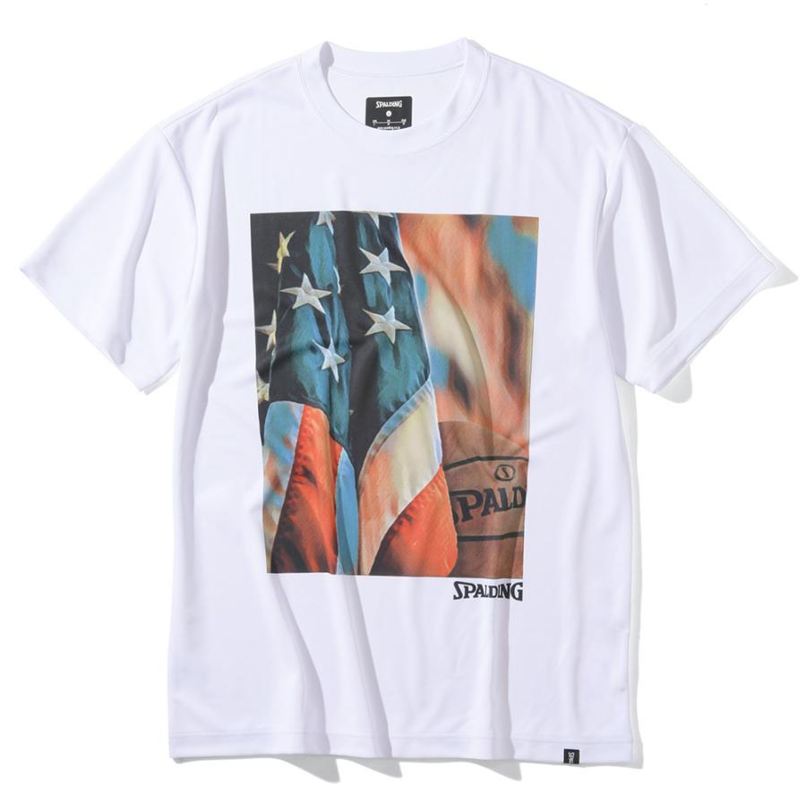 バスケット ウェア Tシャツ Usフラッグ Smt3070 レディース 練習着 メンズ スポルディング バスケ 人気ショップが最安値挑戦