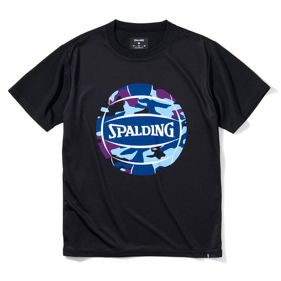 バレーボール Tシャツ マルチカモボール SMT211770 バレー 練習着 メンズ レディース スポルディング｜spalding