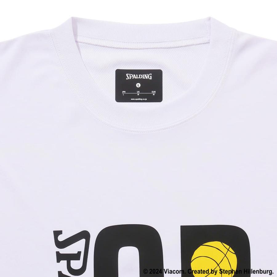 Tシャツ スポンジ・ボブ SB ロゴ SMT24041S スポルディング バスケットボール バスケ ウェア 練習着 メンズ レディース ユニセックス｜spalding｜03