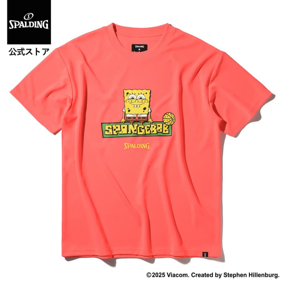 SPALDING（スポルディング） 公式 Tシャツ スポンジ・ボブ ロゴ