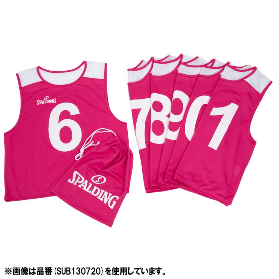 SPALDING（スポルディング） 公式 ビブス6枚セット No.0〜5 SUB130180