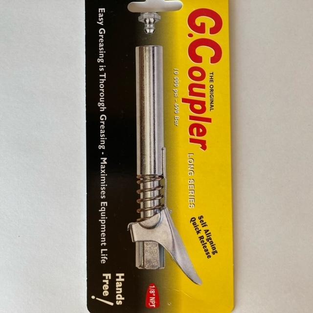 ロックオンカプラロング(G.Coupler LONG SERIES)・グリースロックカプラー・注油工具・グリス注入器・1/8NPTグリスガン用【新品・正規品・純正品】 :6009900359632:ウイザードパーツショップ - 通販 - Yahoo!ショッピング ロックオンカプラロング(G.Coupler LONG SERIES)・グリースロックカプラー・注油工具・グリス注入器・1/8NPTグリスガン用【新品・正規品・純正品】 :6009900359632:ウイザードパーツショップ - 通販 - Yahoo!ショッピング
