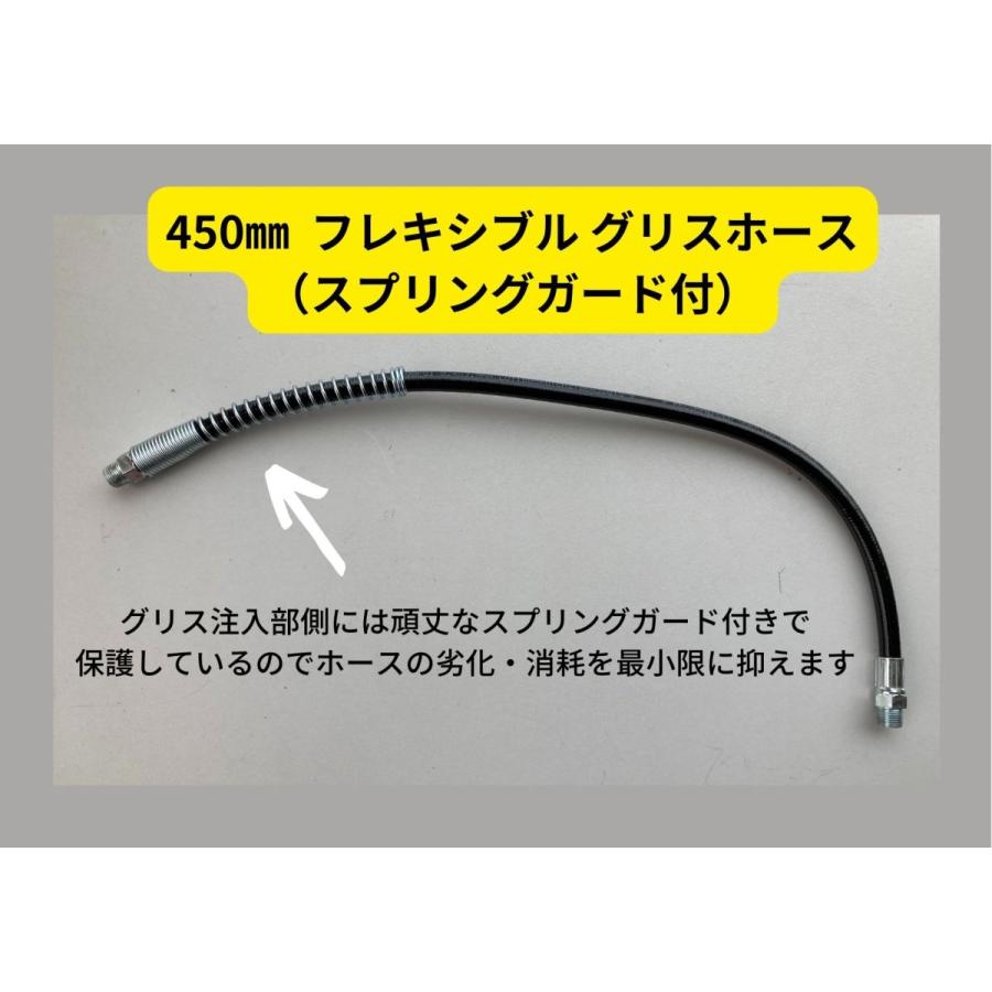 グリースガンセット【カートリッジ式グリスガン/450mmマイクロホース
