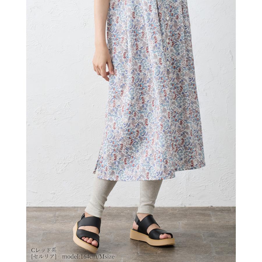 リバティ LIBERTY ワンピース リネン 麻 レディース フランダース