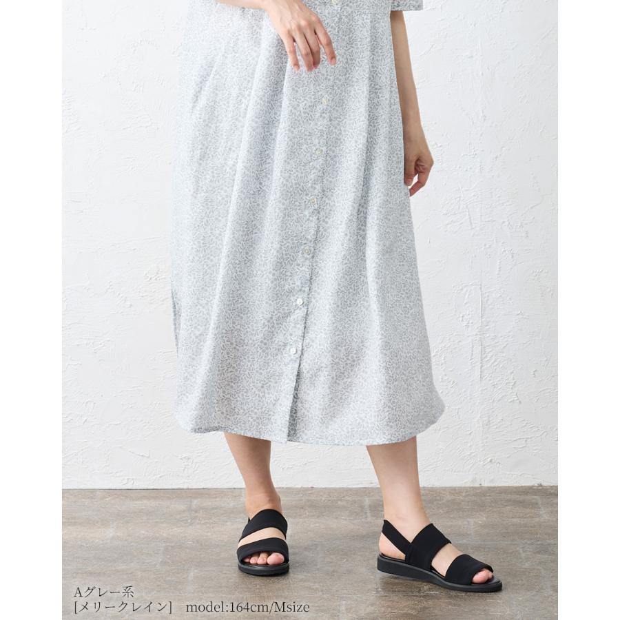 リバティ LIBERTY ワンピース リネン 麻 レディース フランダース