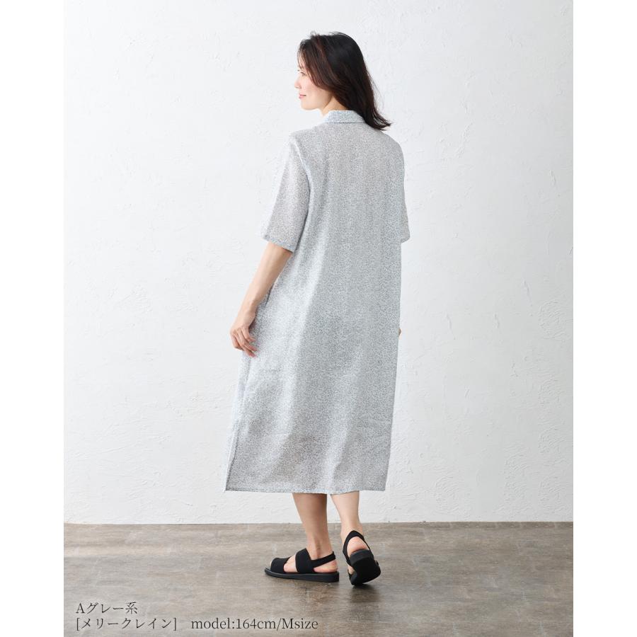 リバティ LIBERTY ワンピース リネン 麻 レディース フランダース