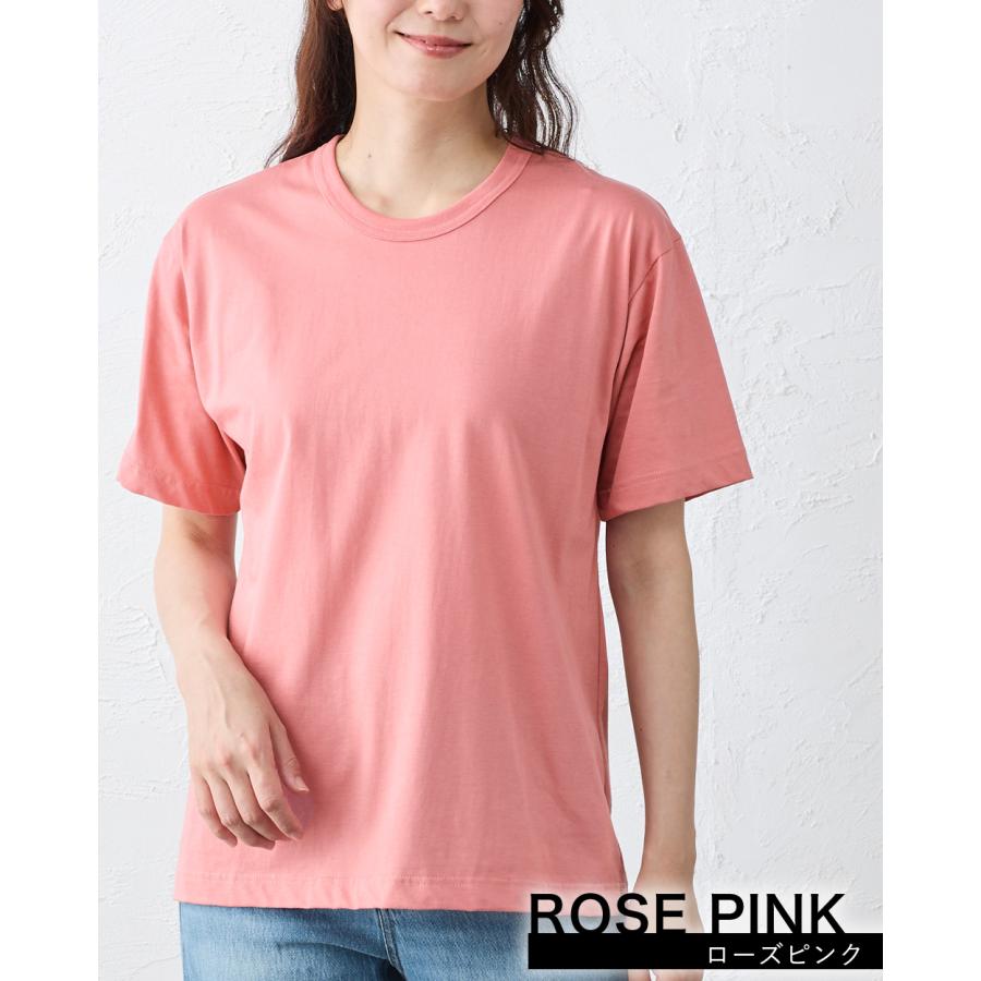 日本製 綿100％ コットンドレスTシャツ クルーネック 丸首 レディース トップス カットソー Tシャツ インナー 半袖 5分袖 春 夏 綿 接触冷感 快適素材 大人 |  | 16