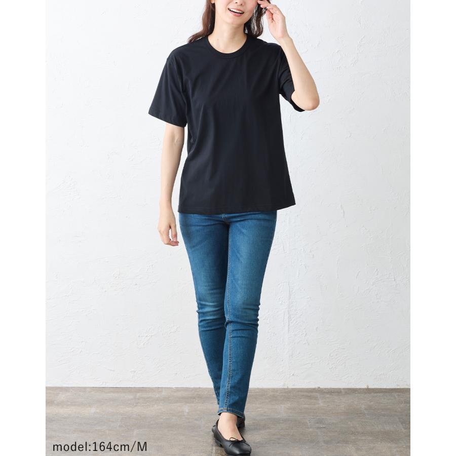 日本製 綿100％ コットンドレスTシャツ クルーネック 丸首 レディース トップス カットソー Tシャツ インナー 半袖 5分袖 春 夏 綿 接触冷感 快適素材 大人 |  | 21