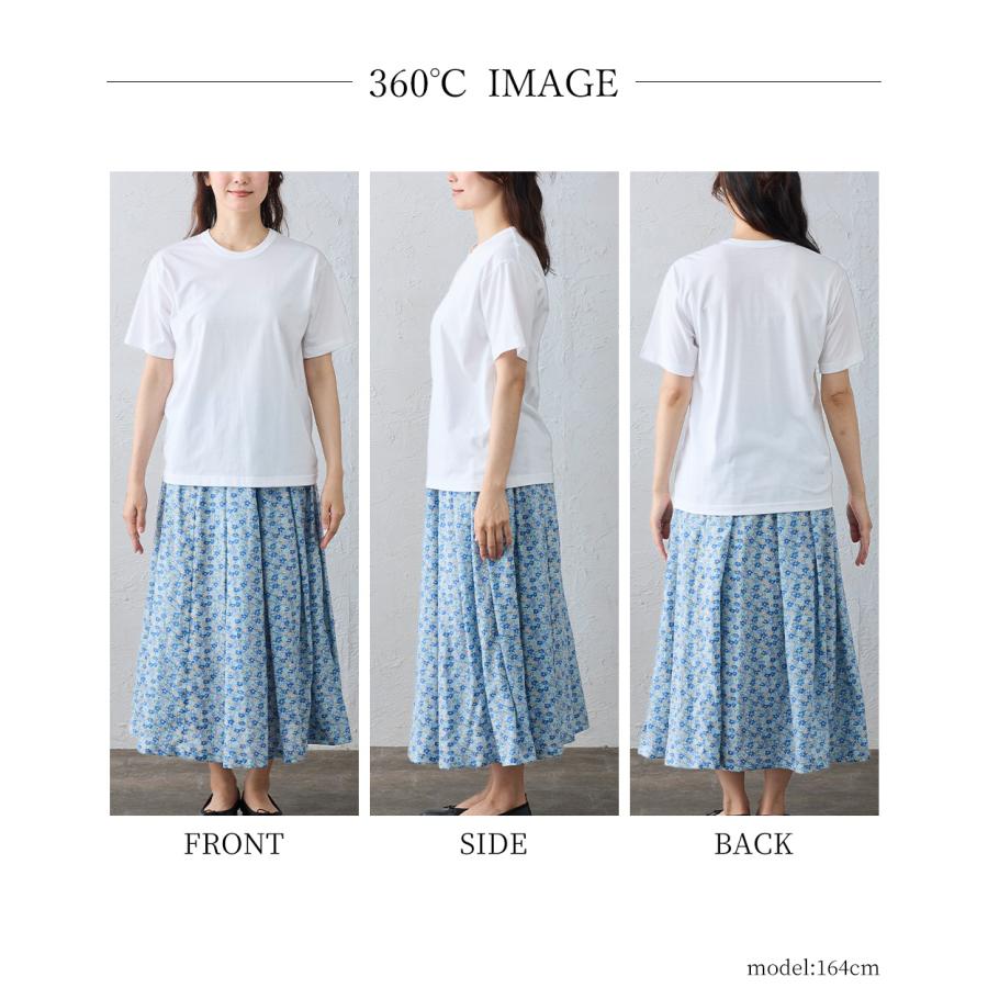 日本製 綿100％ コットンドレスTシャツ クルーネック 丸首 レディース トップス カットソー Tシャツ インナー 半袖 5分袖 春 夏 綿 接触冷感 快適素材 大人 |  | 23