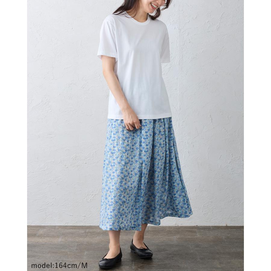 日本製 綿100％ コットンドレスTシャツ クルーネック 丸首 レディース トップス カットソー Tシャツ インナー 半袖 5分袖 春 夏 綿 接触冷感 快適素材 大人 |  | 12