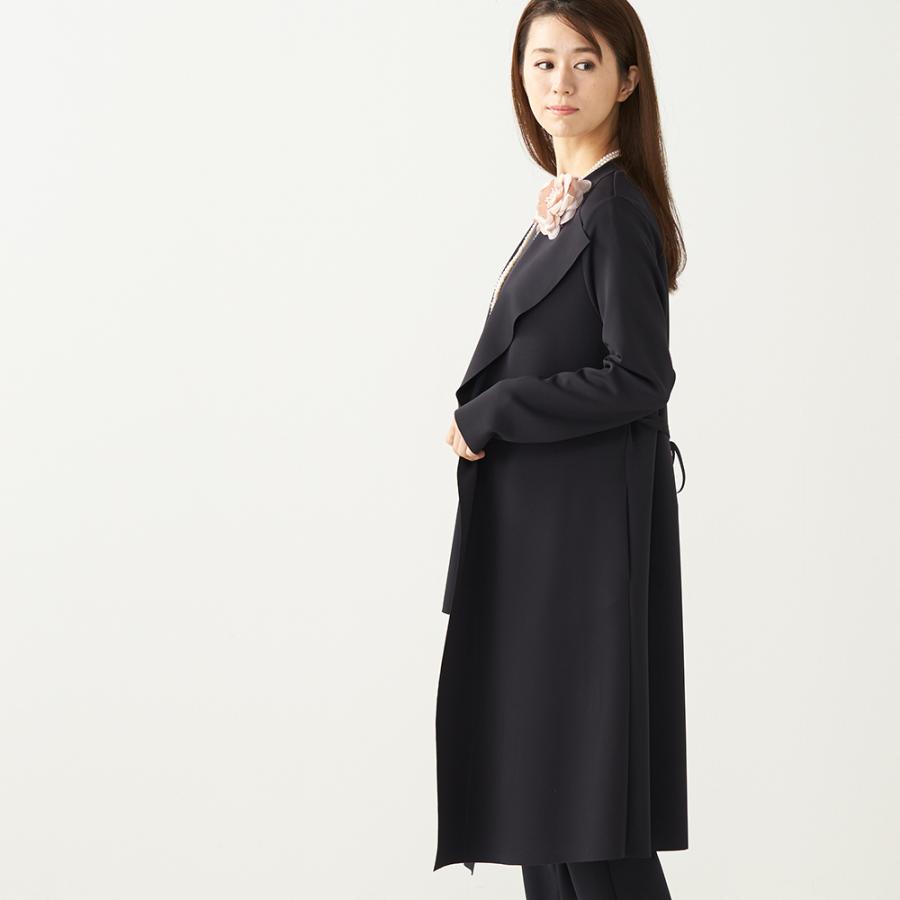 フォーマル カーディガン ロング レディース セミフォーマル 入学式 卒業式 礼服 長袖 スーツ 冠婚葬祭 洗える 日本製 21sn Span 通販 Yahoo ショッピング