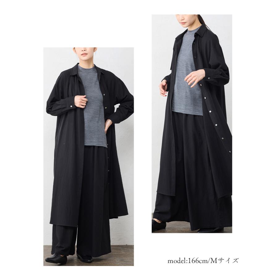 日本製 東炊き コットンビエラワイドパンツ 綿100％ M L ゆったり コットン ファッション レディース 女性 秋 冬 カジュアル 30代 40代 50代 ウエスト調節紐_21