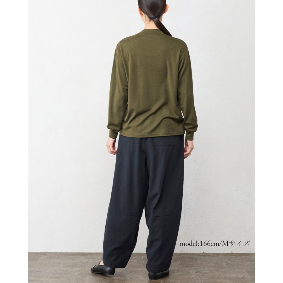 日本製 ワイドパンツ レディース パンツ トリプルウォッシュ  綿 綿100 コットン コットン100 ゆったり 大きいサイズ 大きめサイズ オールシーズン 30代 40代 |  | 19