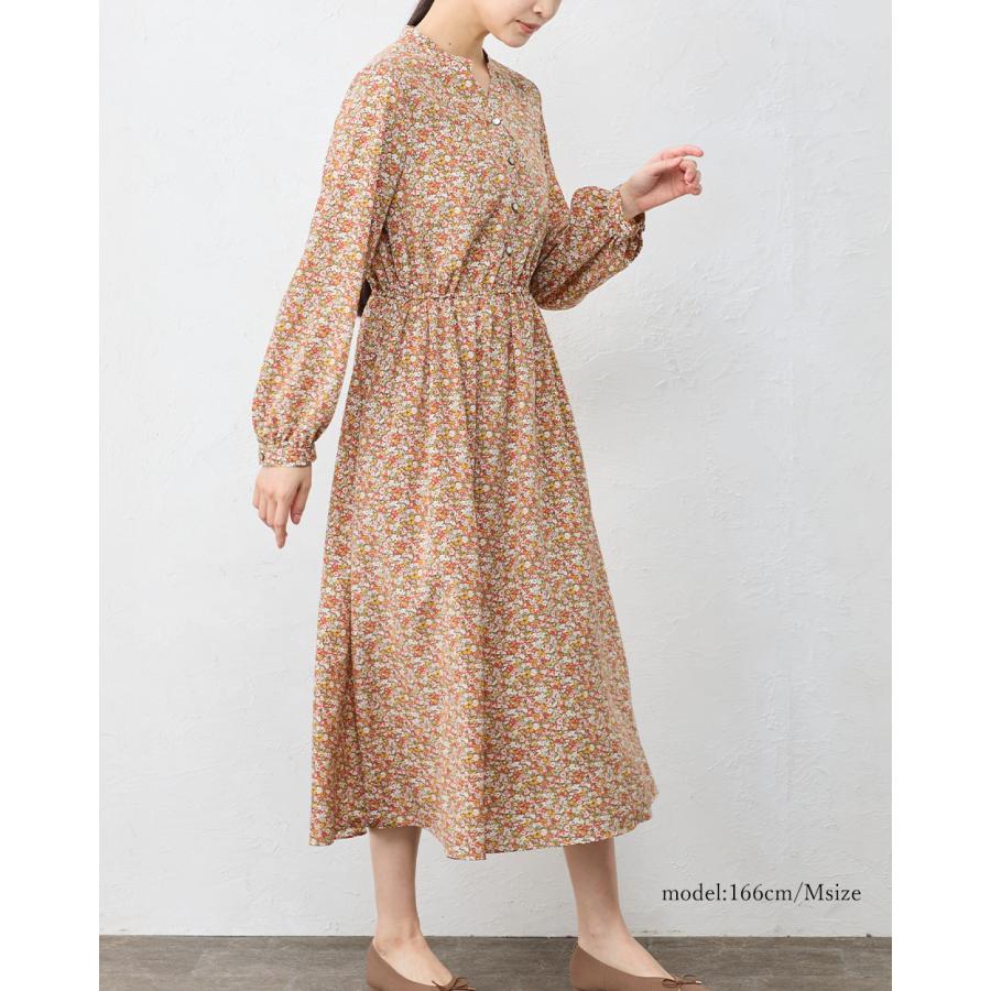 リバティ ヴィーナスデシン 日本製 長袖ワンピース レディース 大人