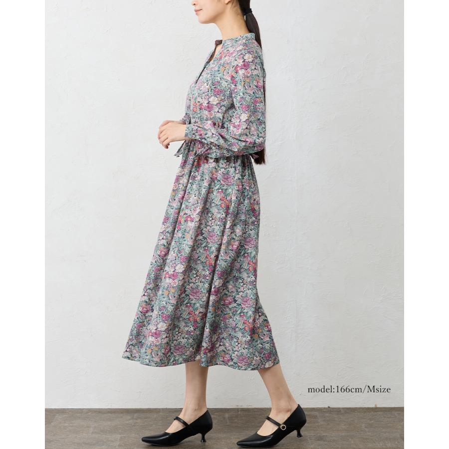 リバティ ヴィーナスデシン 日本製 長袖ワンピース レディース 大人