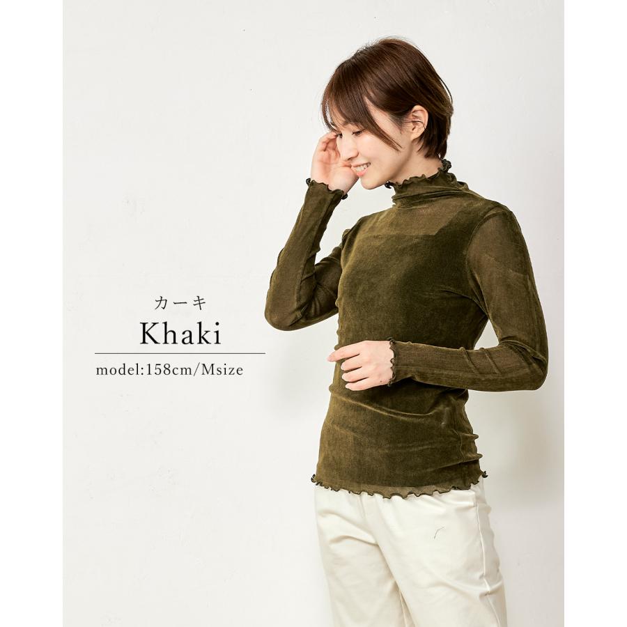 新品正規品【V12/L】高品質Uネックインナー 袖ロゴ 長袖