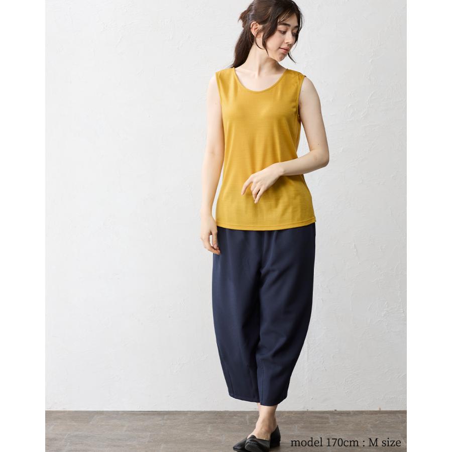 天然のエアコン 日本製 メリノウール 洗える 毛 登山 ベースレイヤー タンクトップ ブラ紐隠し インナー ウール100％ レディース |  | 18