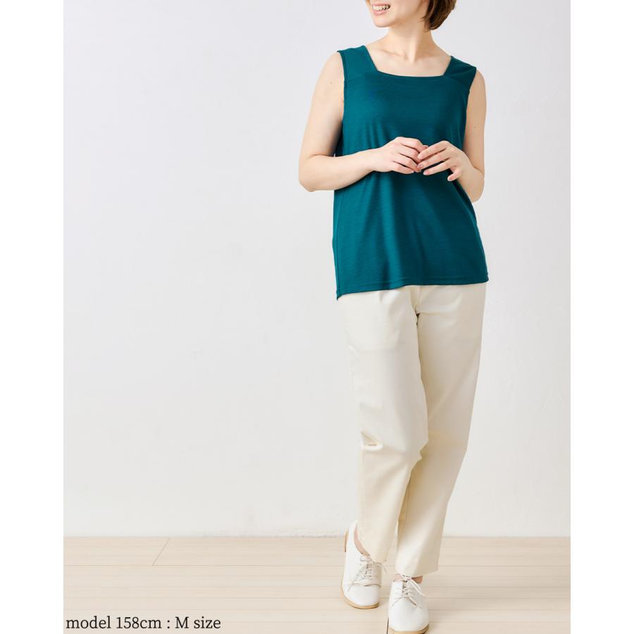 メリノウール 日本製 ブラ紐隠しインナー M/L/LL タンクトップ レディース ブラ紐 見えない ブラ紐を隠せる 登山 インナー ベースレイヤー レディース |  | 20