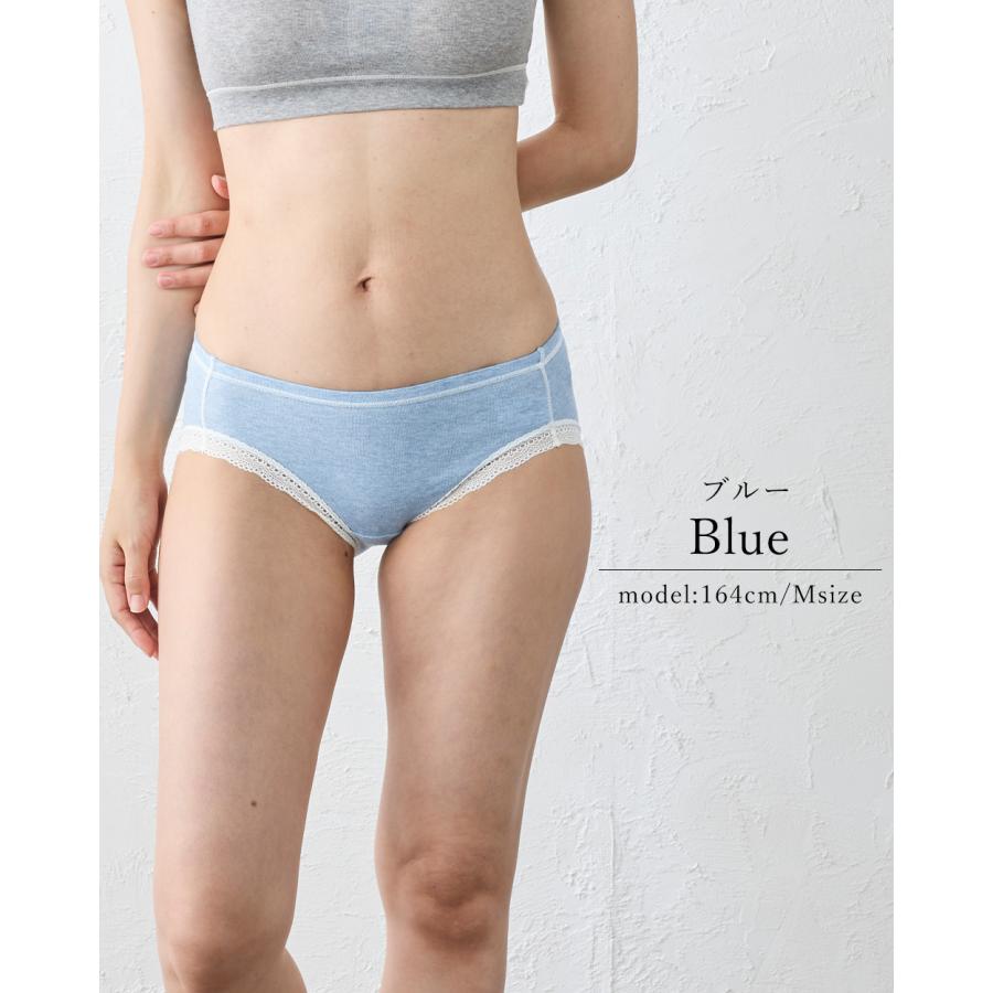 日本製 オーガニックコットン レディース スタンダード ショーツ  吸湿速乾 天然素材 インナー 快適フィットレディースインナー レディースショーツ 蒸れない |  | 18