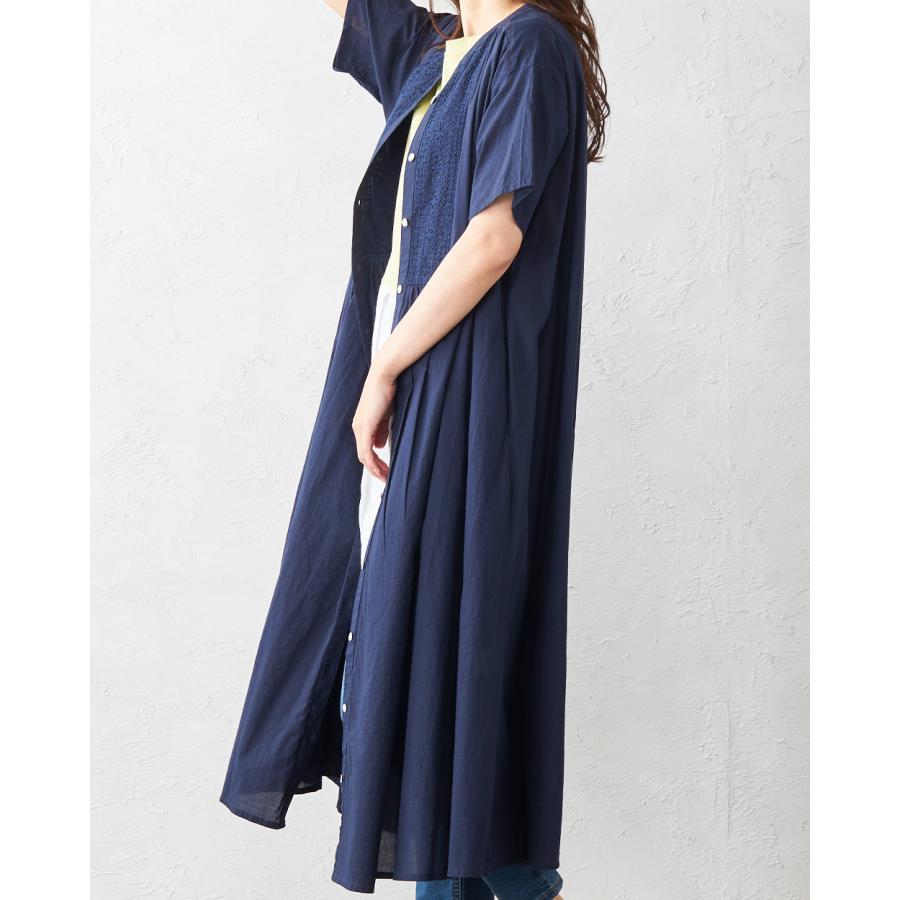 ワンピース レディース 夏 ロングワンピース 40代 50代 シャツワンピース ロングシャツ バンドカラーワンピース ギャザーワンピース |  | 15