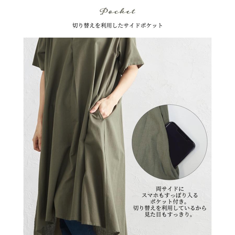 ロングワンピース ワンピース コットンリネン キレイめ シャツワンピース 上品 シンプル 綿 麻 コットン リネン 春 夏 30代 40代 50代 送料無料 2021sn |  | 12