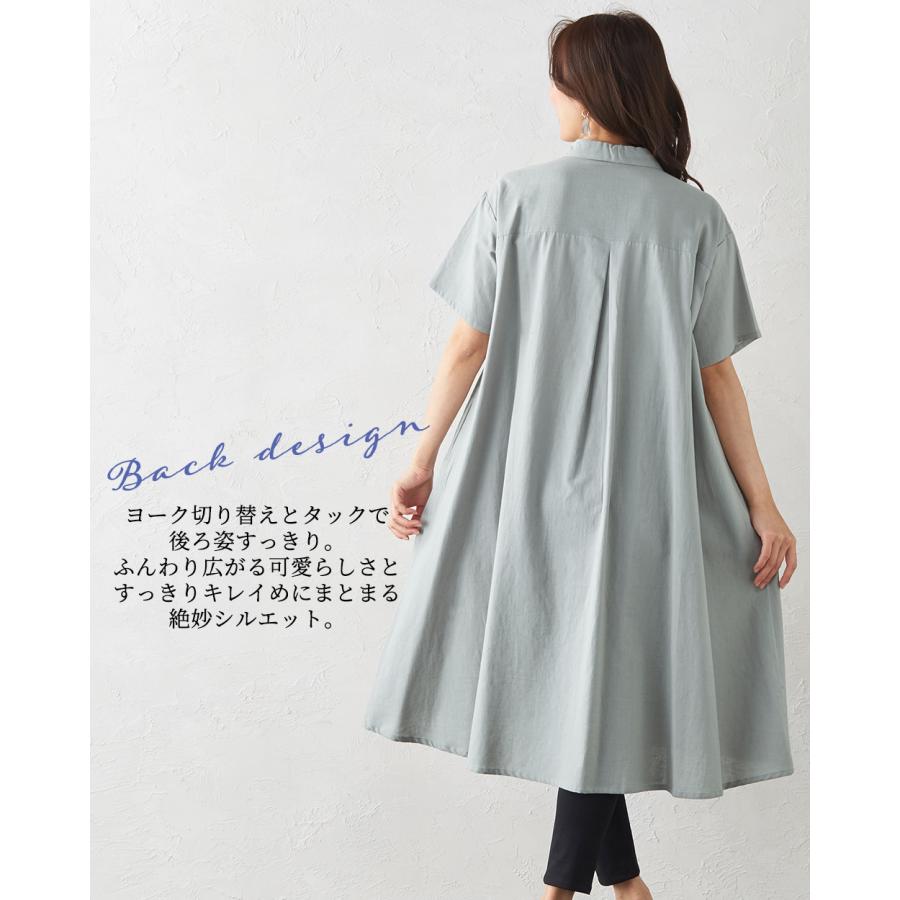 ロングワンピース ワンピース コットンリネン キレイめ シャツワンピース 上品 シンプル 綿 麻 コットン リネン 春 夏 30代 40代 50代 送料無料 2021sn |  | 16