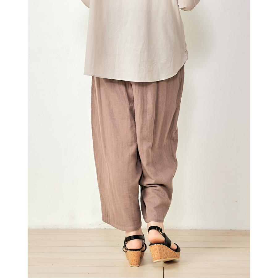 ワイドパンツ レディース 夏 バギーパンツ バルーンパンツ ゆるパンツ ダブルガーゼ パンツ ズボン ボトムス ゆったり |  | 15