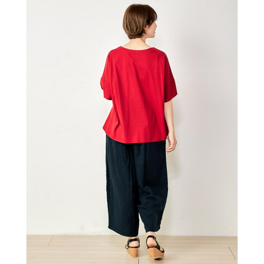 ワイドパンツ レディース 夏 バギーパンツ バルーンパンツ ゆるパンツ ダブルガーゼ パンツ ズボン ボトムス ゆったり |  | 19