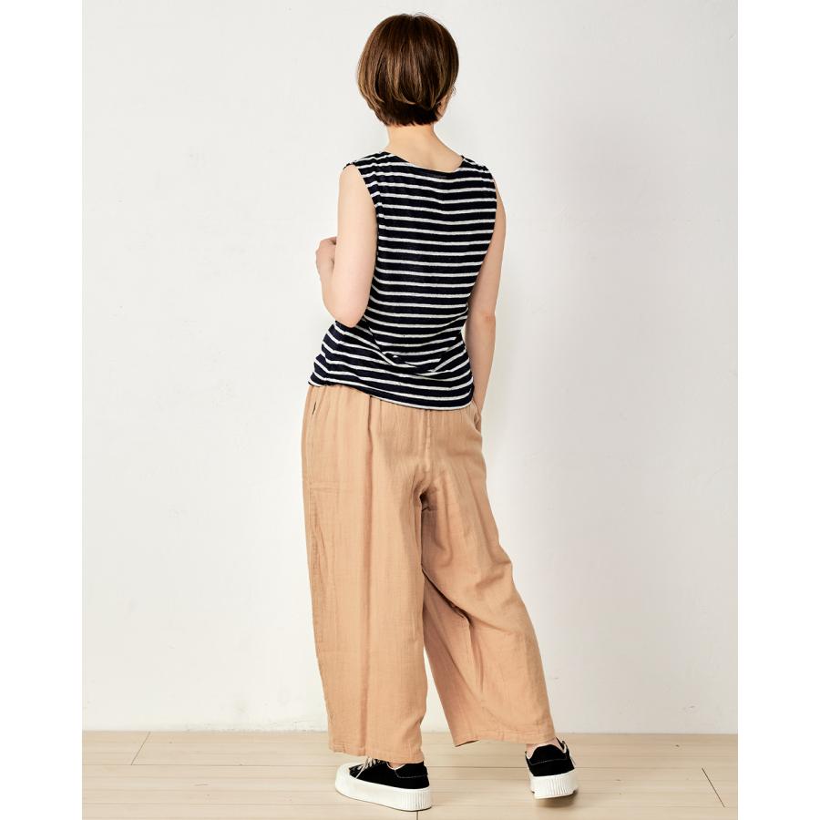 ワイドパンツ レディース 夏 バギーパンツ バルーンパンツ ゆるパンツ ダブルガーゼ パンツ ズボン ボトムス ゆったり |  | 11