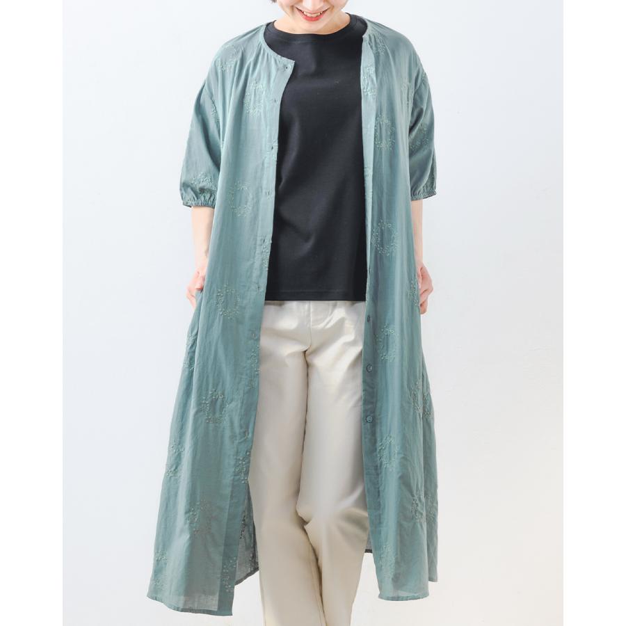 インド綿 刺繍入り ワンピース レディース 40代 50代 きれいめ 春 夏 ロング ワンピース ロングワンピース 綿 綿100％ |  | 17