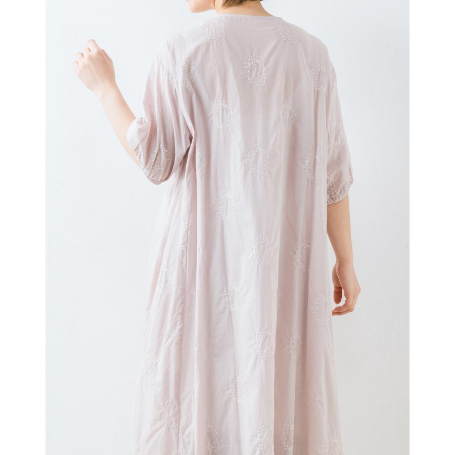 インド綿 刺繍入り ワンピース レディース 40代 50代 きれいめ 春 夏 ロング ワンピース ロングワンピース 綿 綿100％ |  | 09