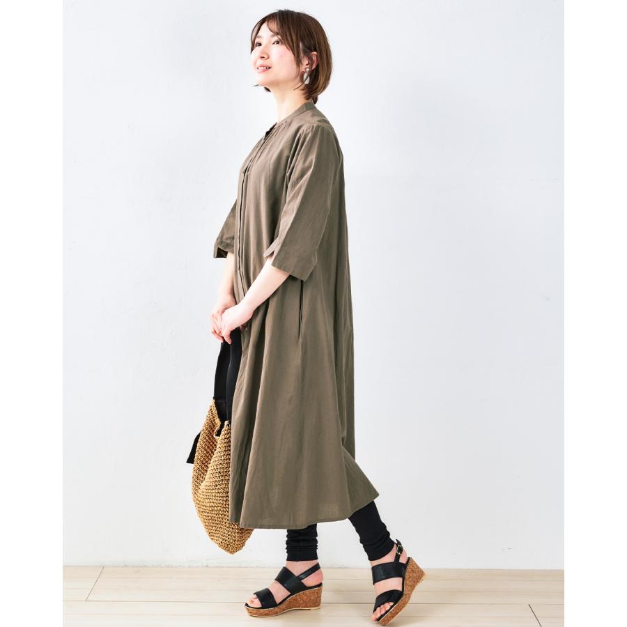 ワンピース 夏 レディース ロング インド綿 ロングワンピース 春 夏 長袖 綿 麻 前開き ゆったり 楽ちん ベージュ ブラウン ブラック |  | 12