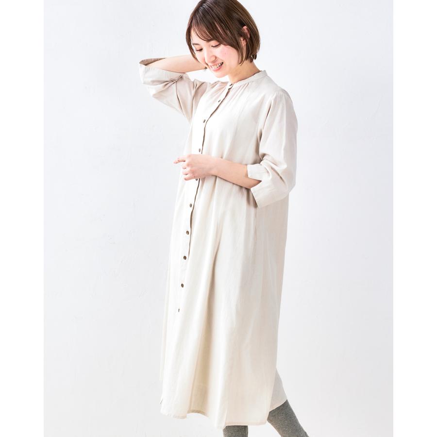 ワンピース 夏 レディース ロング インド綿 ロングワンピース 春 夏 長袖 綿 麻 前開き ゆったり 楽ちん ベージュ ブラウン ブラック |  | 07