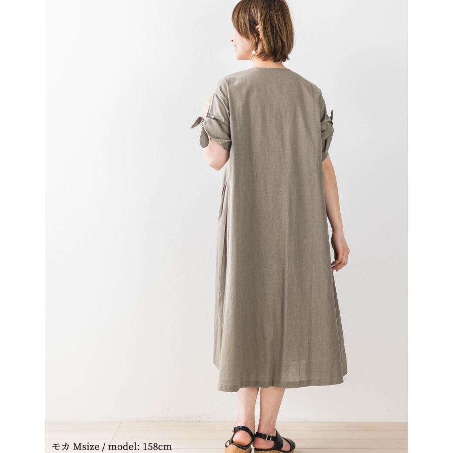 オーガニックコットン 麻 インド綿 ワンピース レディース 40代 50代 きれいめ 春 夏 秋 マキシ丈 コットン リネン ロングブラウス |  | 16
