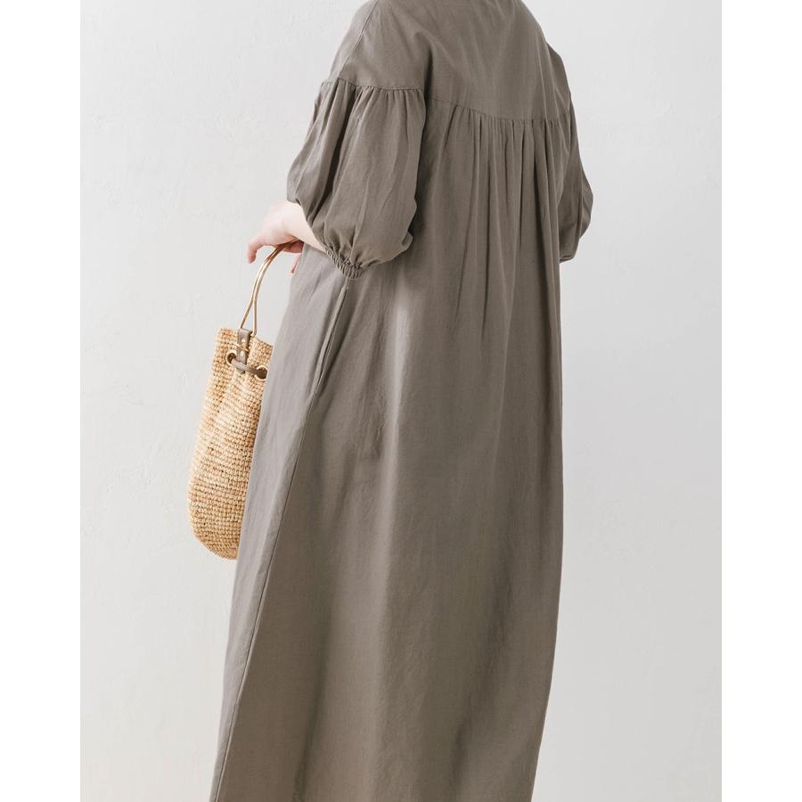 オーガニックコットン 麻 インド綿 ワンピース レディース 40代 50代 きれいめ 春 夏 秋 マキシ丈 コットン リネン ロングブラウス 綿 |  | 13
