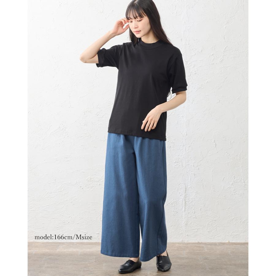 ワイドパンツ コットンリネン パンツ レディース 日本製 40代 50代 60代 きれいめ 大きいサイズ 綿麻 コットン リネン 夏用 夏 春 秋 ウエストゴム ボトム |  | 14