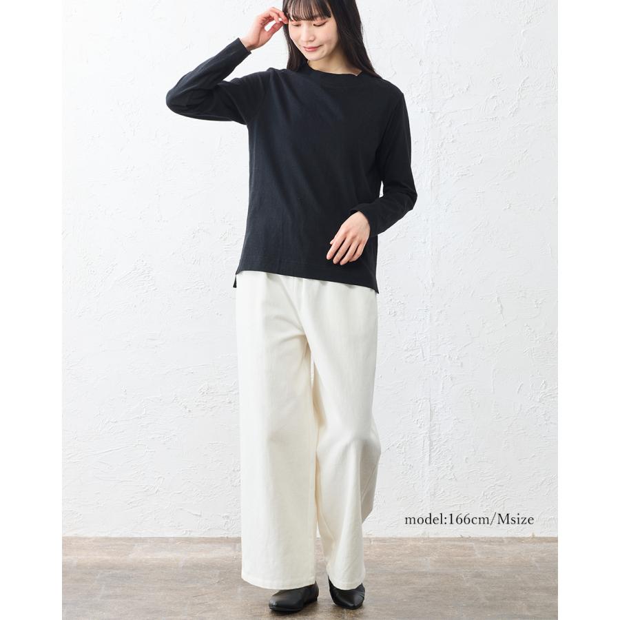 ワイドパンツ コットンリネン パンツ レディース 日本製 40代 50代 60代 きれいめ 大きいサイズ 綿麻 コットン リネン 夏用 夏 春 秋 ウエストゴム ボトム |  | 11