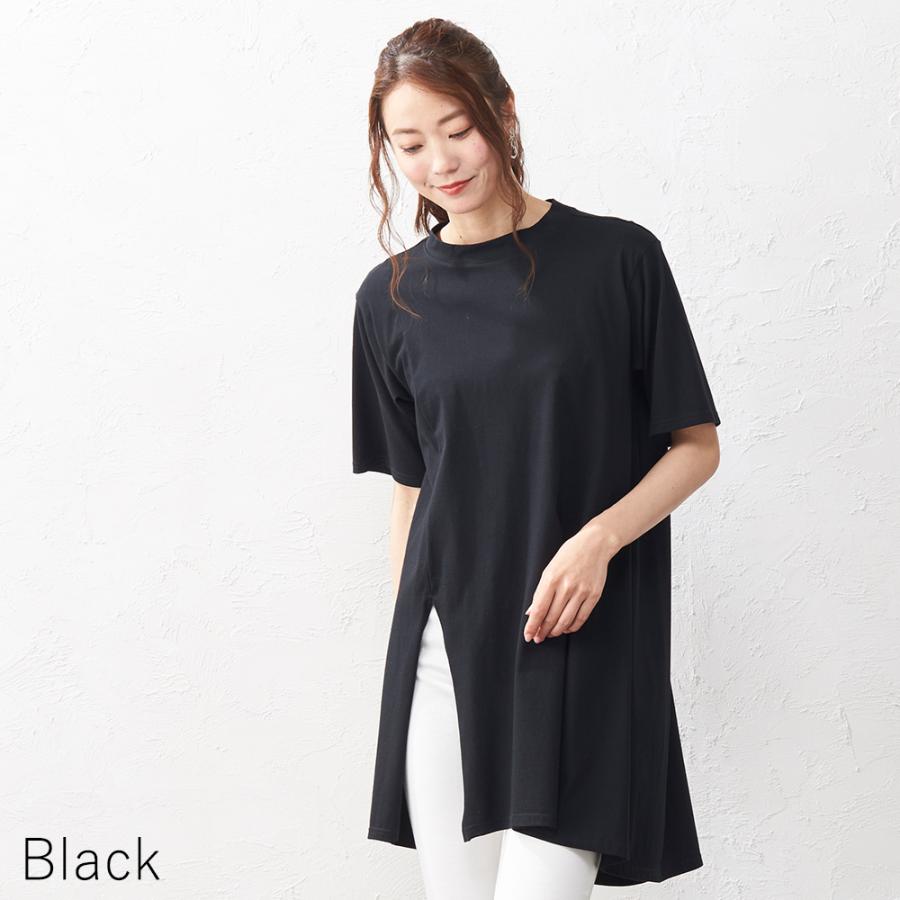 半袖tシャツ レディース トップス カットソー 半袖 チュニック tシャツ