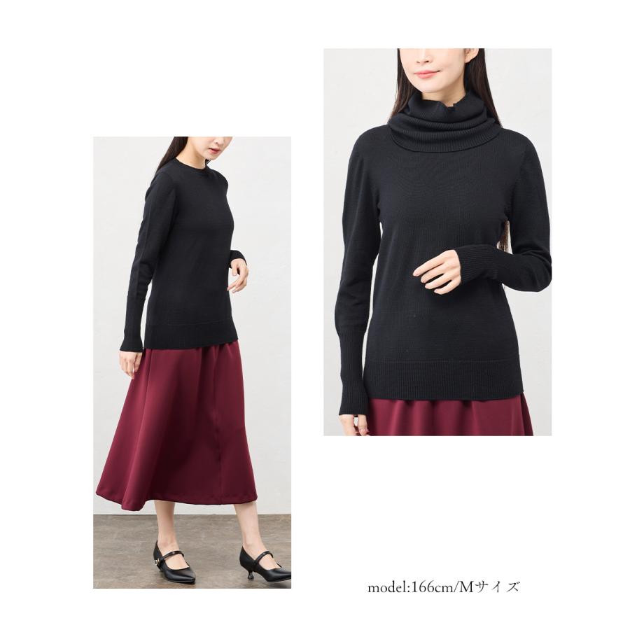 ホールガーメント 3D KNIT 日本製 セットインクルーネック ニット セーター プルオーバー 長袖 レディース クルーネック 長袖ニット トップス  ウール100 |  | 24