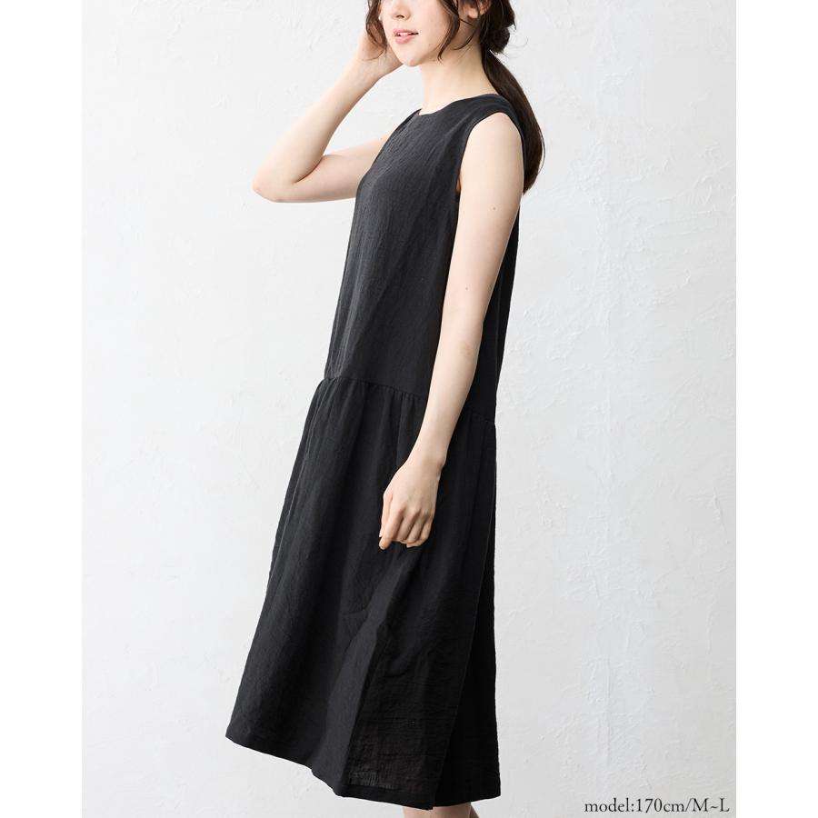 ワンピース レディース 東炊き リネン 麻 日本製 ロングワンピース ノースリーブ ジャンパースカート ジャンスカ レイヤード スリーブレス 速乾 夏 春 秋 |  | 16