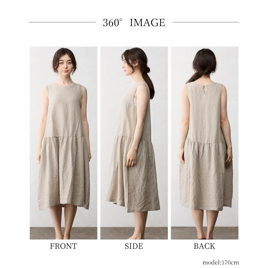 ワンピース レディース 東炊き リネン 麻 日本製 ロングワンピース ノースリーブ ジャンパースカート ジャンスカ レイヤード スリーブレス 速乾 夏 春 秋 |  | 22