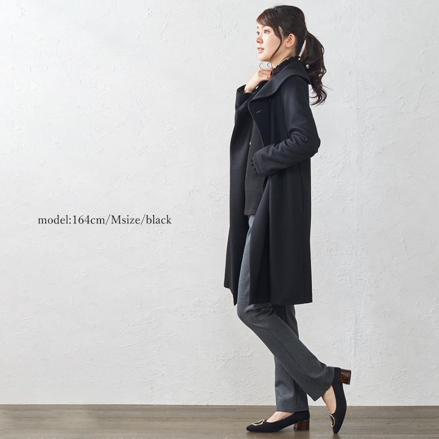 近年 セオリーリュクス✨ロングコート フード ジップアップ ウール 黒 40 FALL 2022 COLLECTION -OCTOBER- | Theory luxe（セオリー