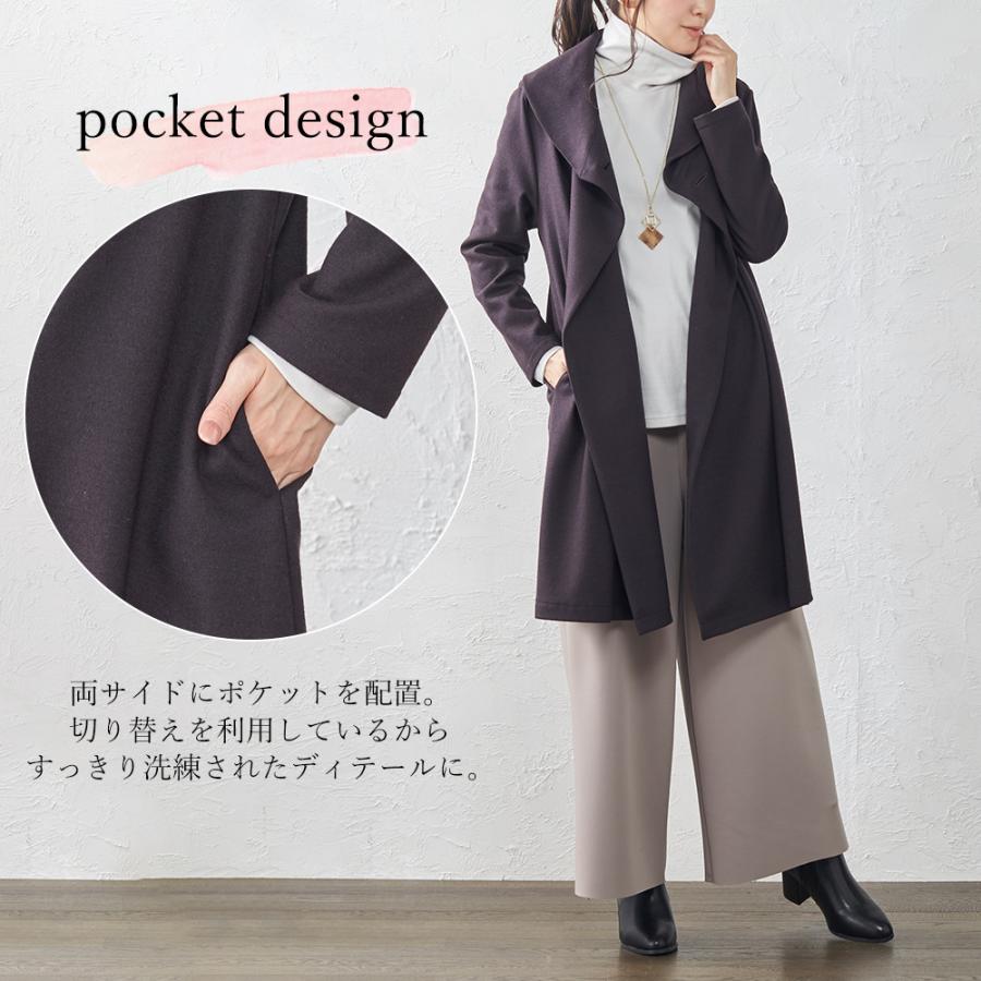 anne valerie hash バージンウールロングコート　黒　XS チェスターコート レディース アウター コート ロング 黒 ロング