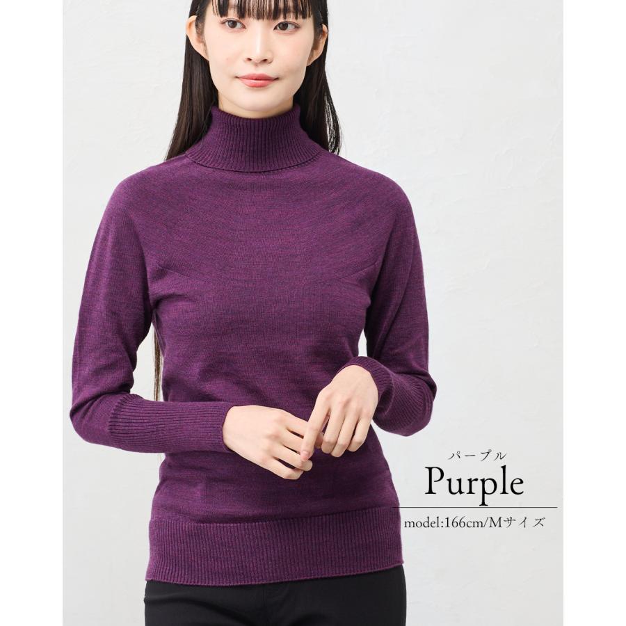 ホールガーメント 3D KNIT 日本製 パラシュートタートルネック ニット セーター プルオーバー 長袖 レディース ハイネック 長袖ニット トップス  ウール100 |  | 20