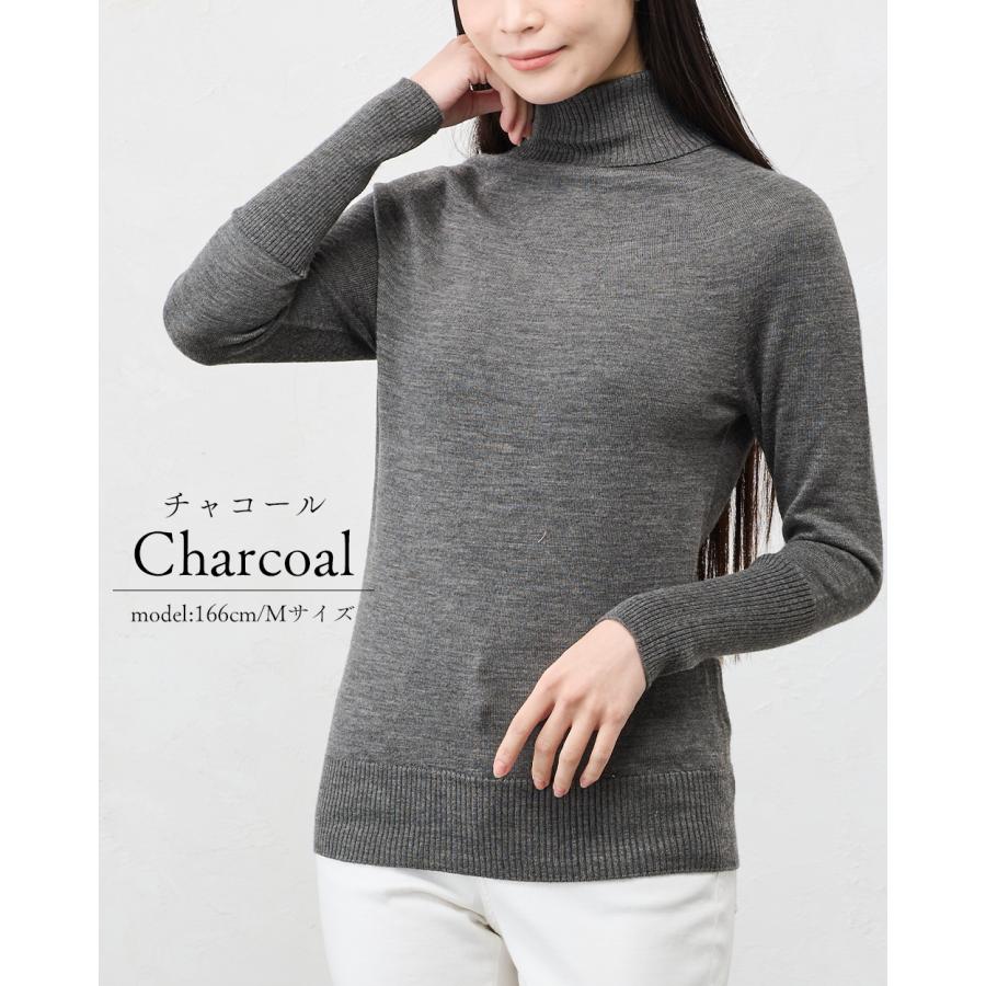 ホールガーメント 3D KNIT 日本製 パラシュートタートルネック ニット セーター プルオーバー 長袖 レディース ハイネック 長袖ニット トップス  ウール100 |  | 21