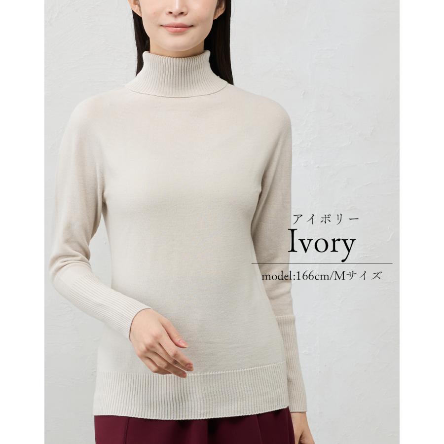 ホールガーメント 3D KNIT 日本製 パラシュートタートルネック ニット セーター プルオーバー 長袖 レディース ハイネック 長袖ニット トップス  ウール100 |  | 14