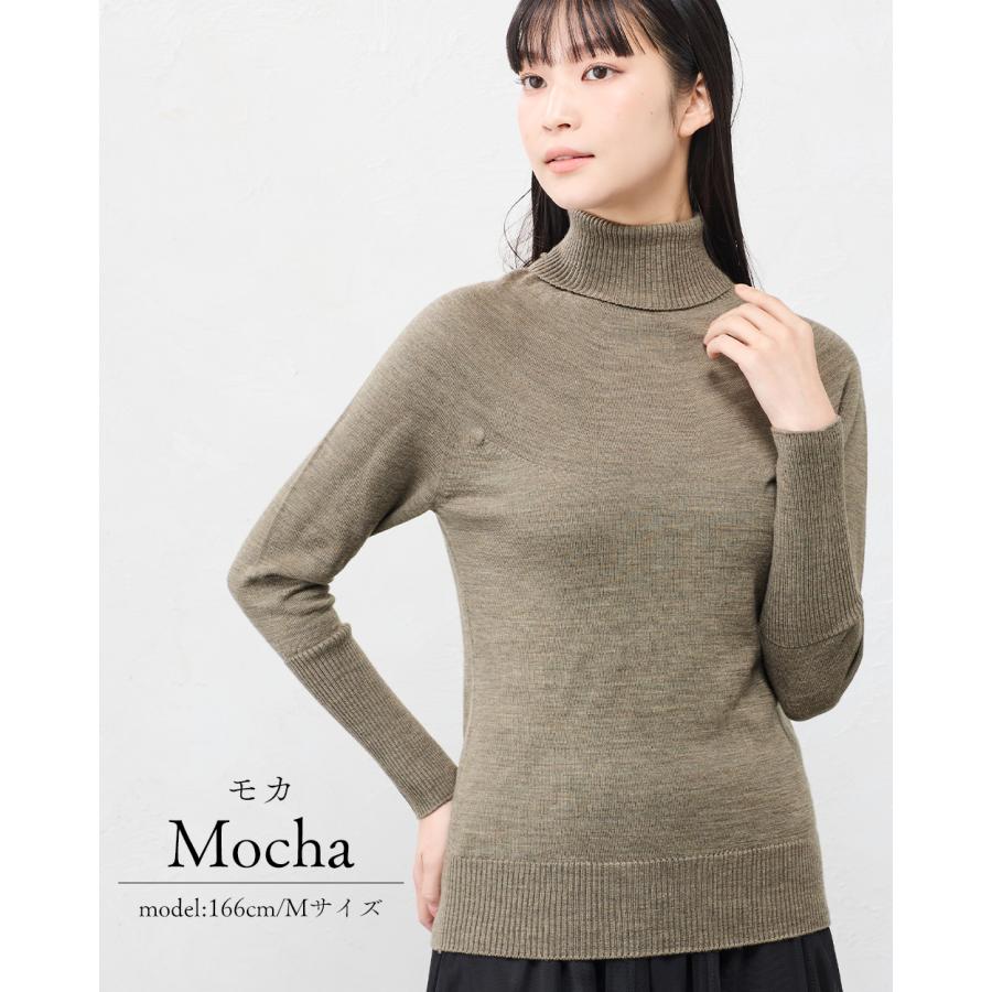 ホールガーメント 3D KNIT 日本製 パラシュートタートルネック ニット セーター プルオーバー 長袖 レディース ハイネック 長袖ニット トップス  ウール100 |  | 15