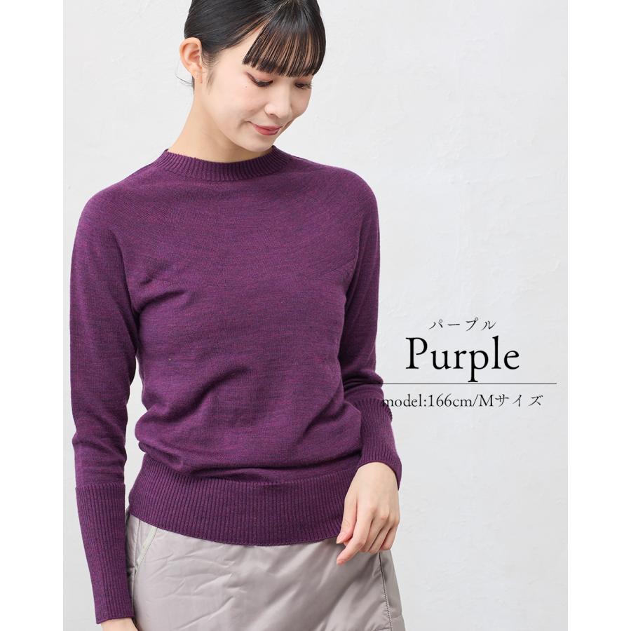 ホールガーメント 3D KNIT 日本製 パラシュートクルーネック ニット セーター プルオーバー 長袖 レディース クルーネック 長袖ニット トップス  ウール100 |  | 20