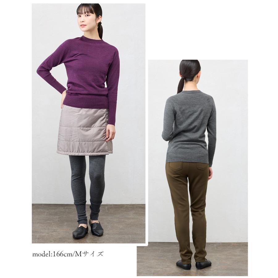 ホールガーメント 3D KNIT 日本製 パラシュートクルーネック ニット セーター プルオーバー 長袖 レディース クルーネック 長袖ニット トップス  ウール100 |  | 22